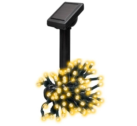 Светильник ФАZА светодиод. солнечн. гирлянда 6.9м 50LED желтый SLR-G01-50Y фото 1
